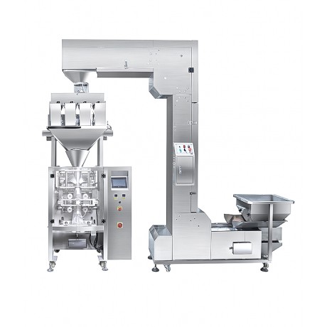 Linear electrical scale weighing packaging machine